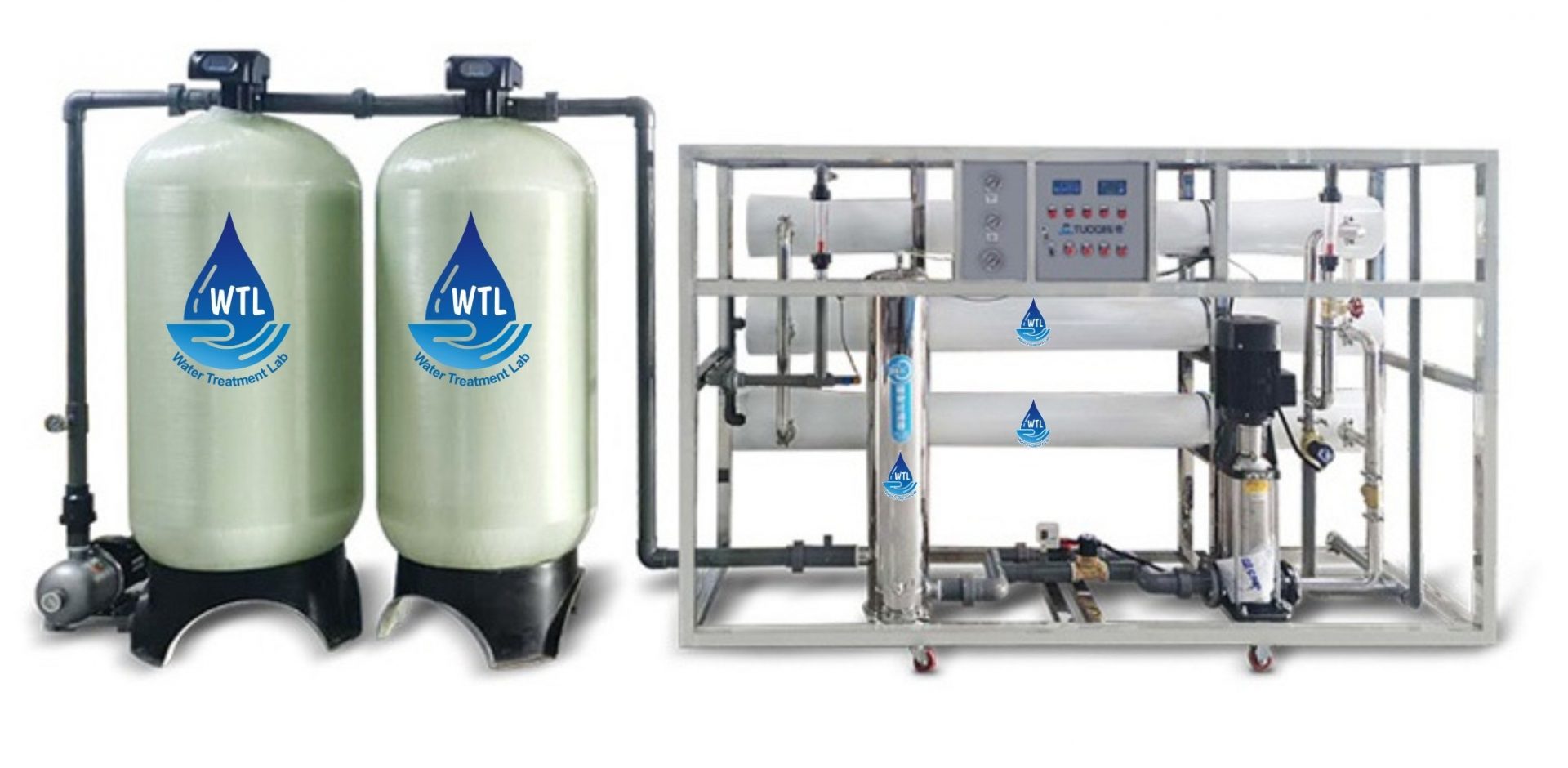 RO plant with Deionizer Water Treatment Lab